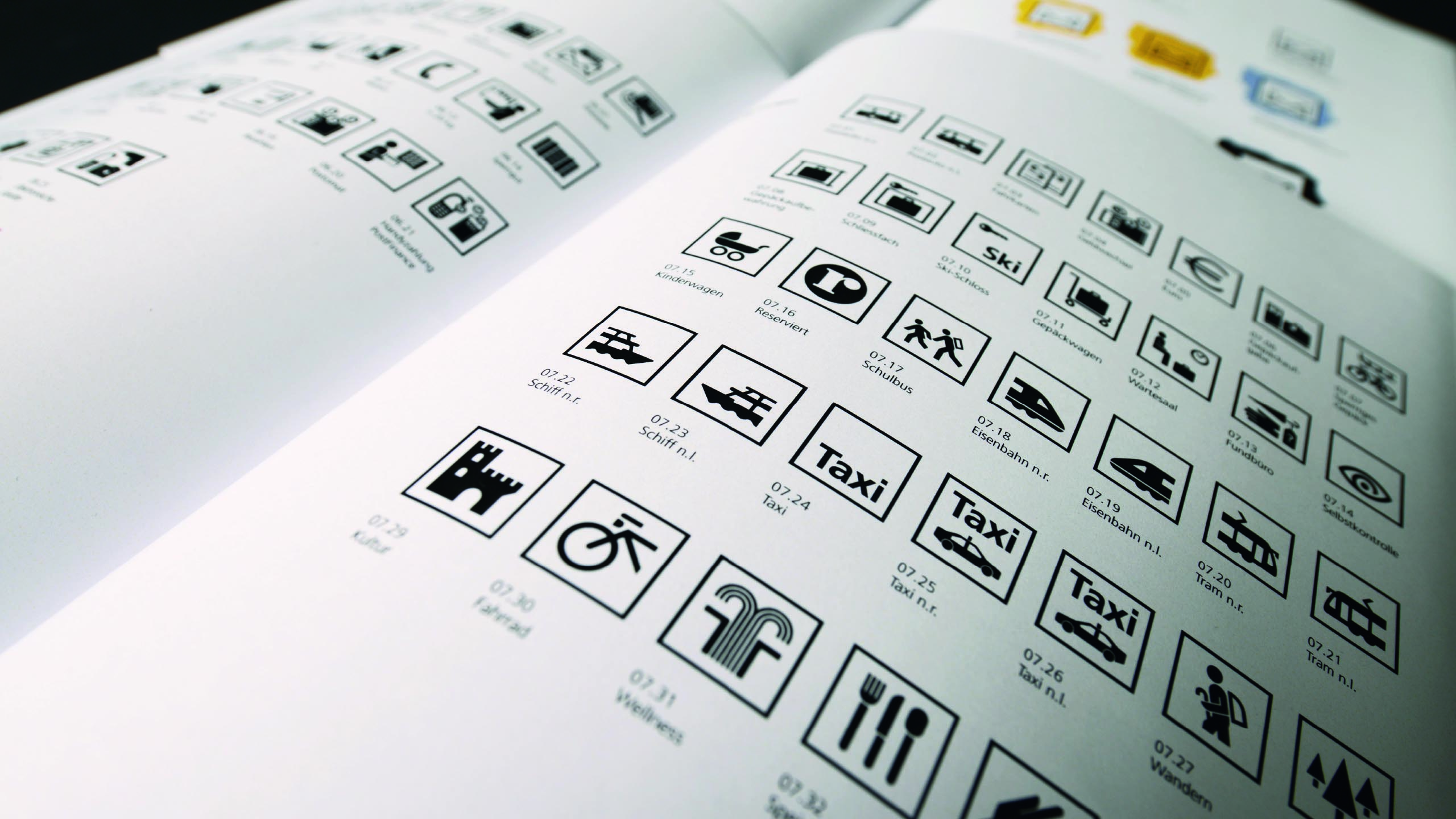 Die schweizerische Post, Post, Icons, Piktogramme, Grafik